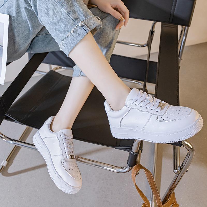 No return or exchange, no quality assurance casual shoes, female Air Force No. 1 white board shoes, breathable soft-soled sports shoes tide