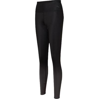Puma Solid Color High Waist Slim Fit Sports Long Pants Women Bottoms Black 521060-01