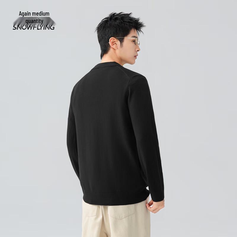 Xue Zhong Fei Men's Merino Wool Casual Pullover