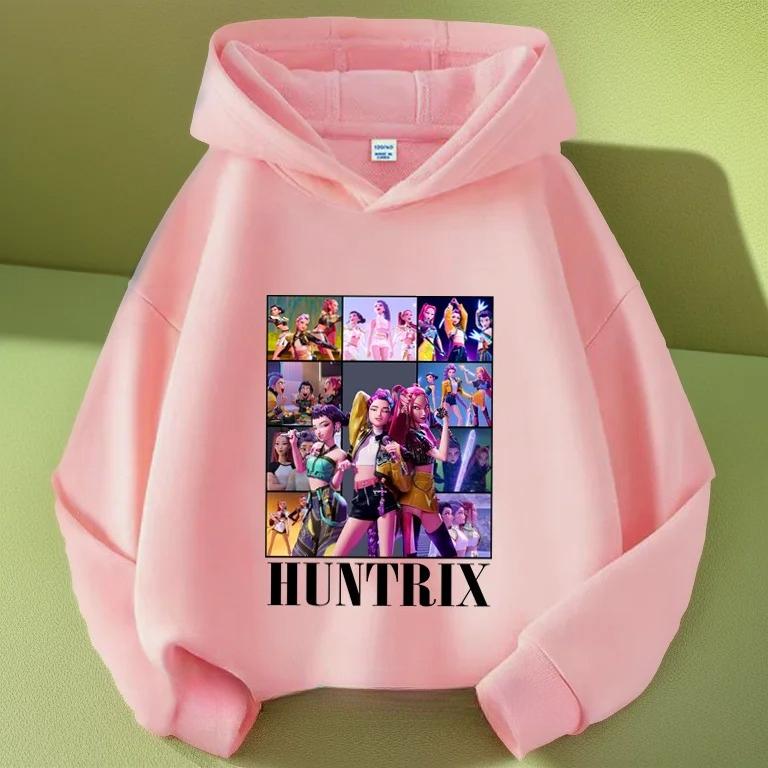 Kinder Hoodie Manga Kpop Dämonenjäger Kinder Sweatshirt Niedlicher Tiger Langarm Jungen Mädchen Lässige Kapuzenpullover