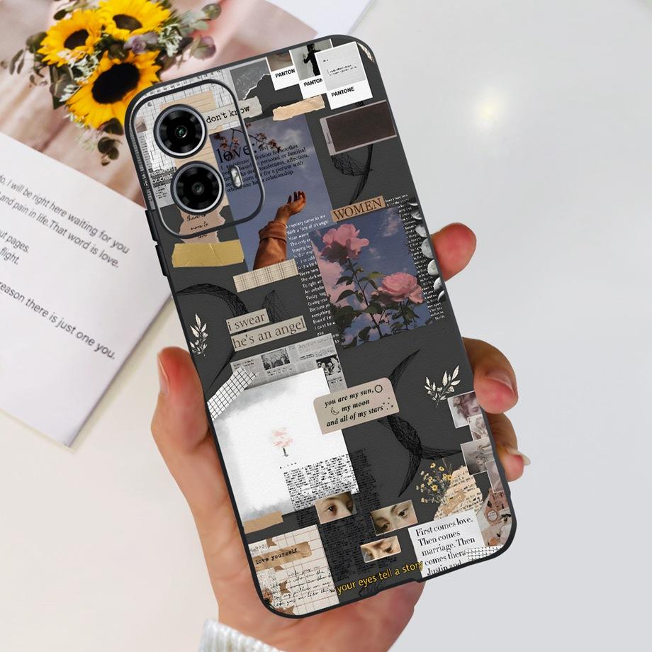 Per Motorola Moto G24 / G24 Power / G04 / G04s / Motorola E14 Custodia Carina Cartone Animato Lusso Morbido Silicone Cover Posteriore Capas