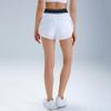 Alosco Women's High-Waisted Breathable 2-in-1 Yoga and Running Shorts - Anti-Exposure Summer Activewear