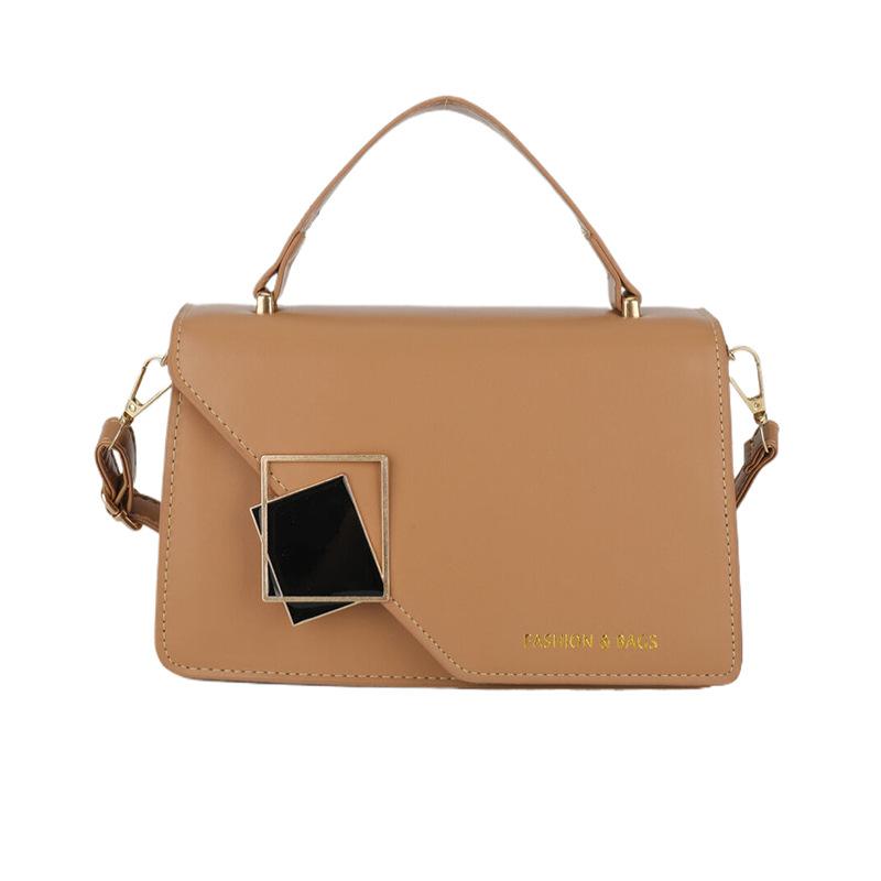 

Текстурована сумка жіноча весна 2024 року нова сумка через плече на ланцюжку сумочка в іноземному стилі жіноча маленька квадратна сумка хакі