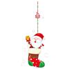 Christmas Socks, Holiday Decorations, Electrostatic Glass Doors, Shop and Restaurant Entrance Decorations, Snowman Window Stickers