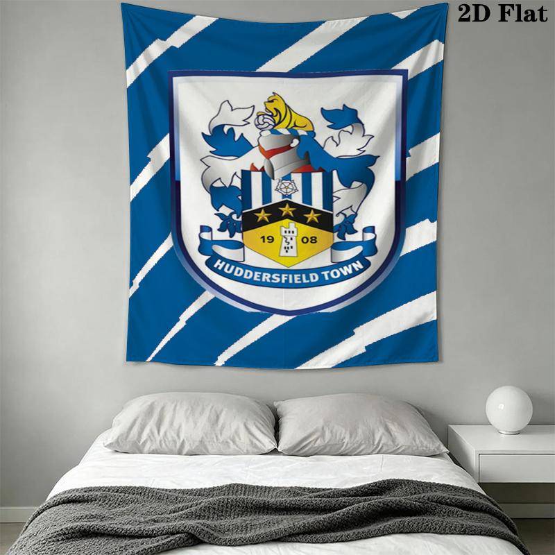 Huddersfield Town Wall Tapestry Aesthetic Wall Hanging Printed Fabric Blanket Decorative Tapestries for Bedroom Living Room Home Decor