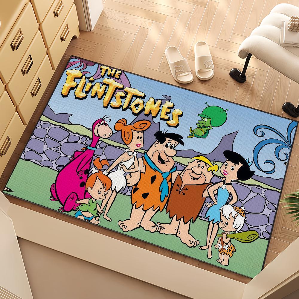 Cartoon T-The Flintstones Small Carpet Bedside Kitchen Bath Living Home House Bedroom Floor Mat Doormat  Rug Decoration