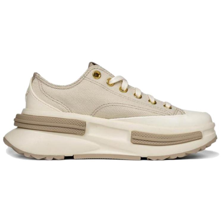 Converse Run Star Legacy CX Gold Fashion Comfortable Slip Resistant Durable Low Top Canvas Shoes Women sneaker Beige A13822C