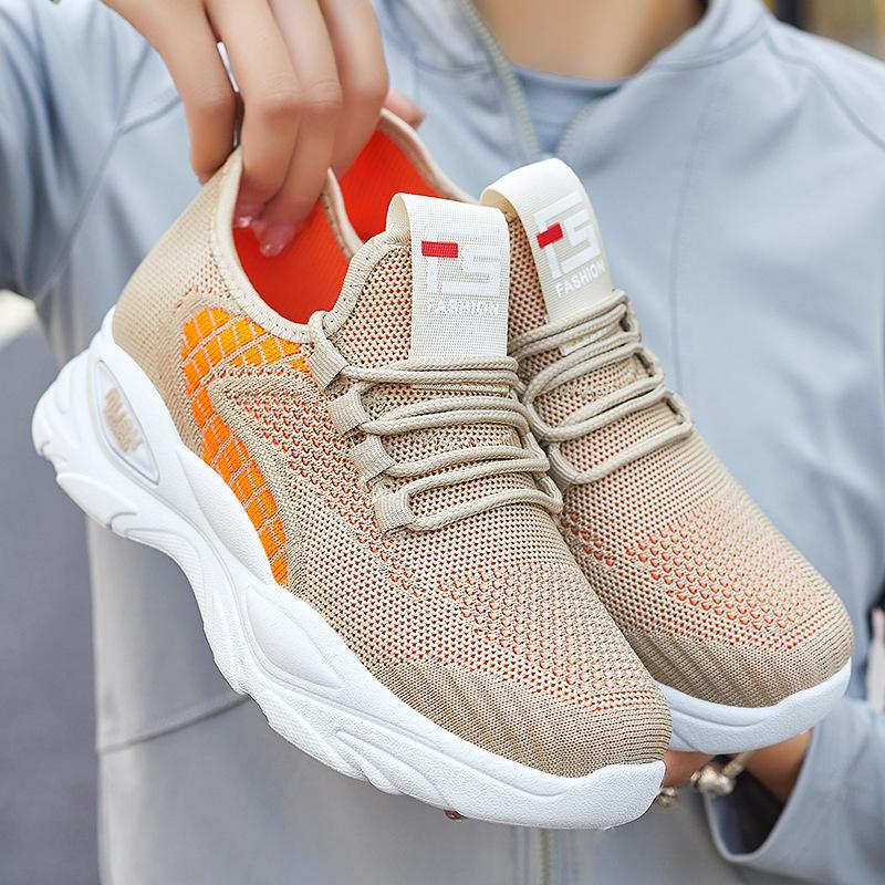 

Sports Shoes Women Women s Shoes Autumn New Height Increase Breathable Casual Shoes Flying Woven Shoes Women