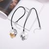 Alloy Pendant Fashion Retro Long Chain Contrasting Color Necklace Women'S Jewelry Sweater Chain