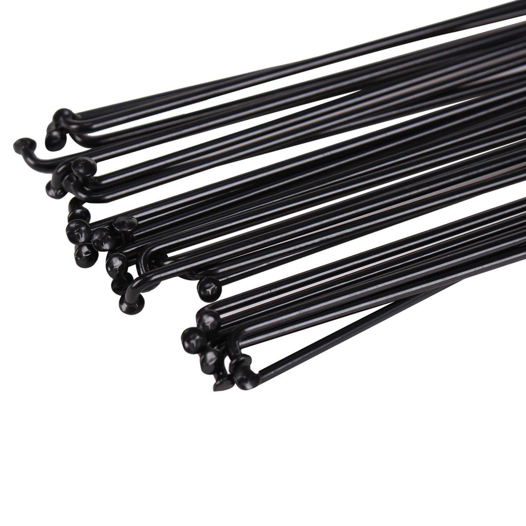 SENQI Bicycle Steel Spokes 80mm, 36pcs with 290mm Copper Caps