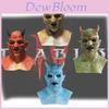 Belial Dämon Maske Kapuze für Halloween Cosplay Kostüm