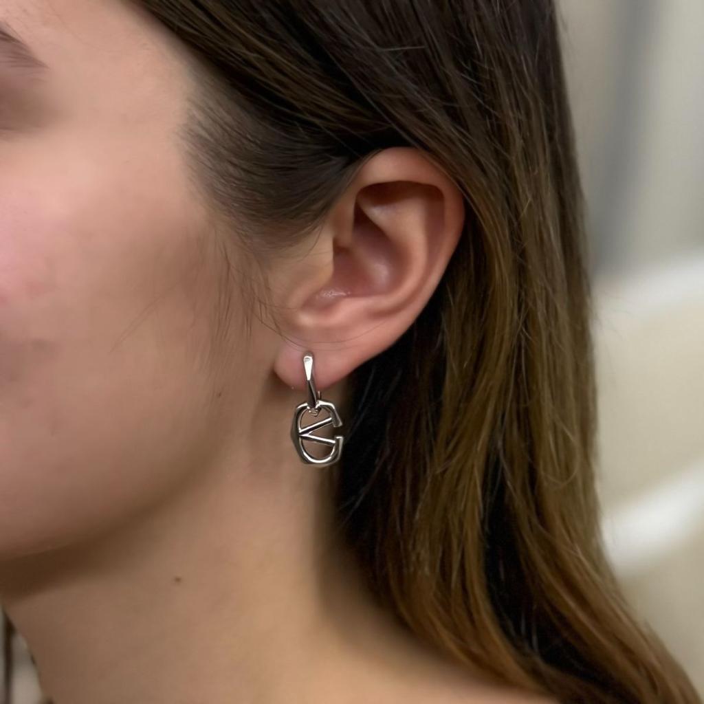 Серебряные серьги без камней (2175360)