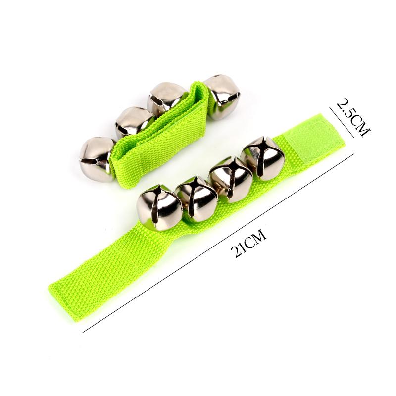 1 Pereche Clopoței de Încheietură Copii Clopoței Agită Zornăitori Jucărie Percuție Jucării Educaționale Purtabile Nu se Deformează Ușor Clopoțel Orff