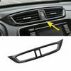 Carbon Fiber Center Air Vent Outlet Cover Trim For Honda CR-V CRV 2017-2022