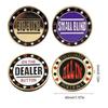 Dealers Button Poker Cards Guard Protector Poker Chip Coin Poker Supply