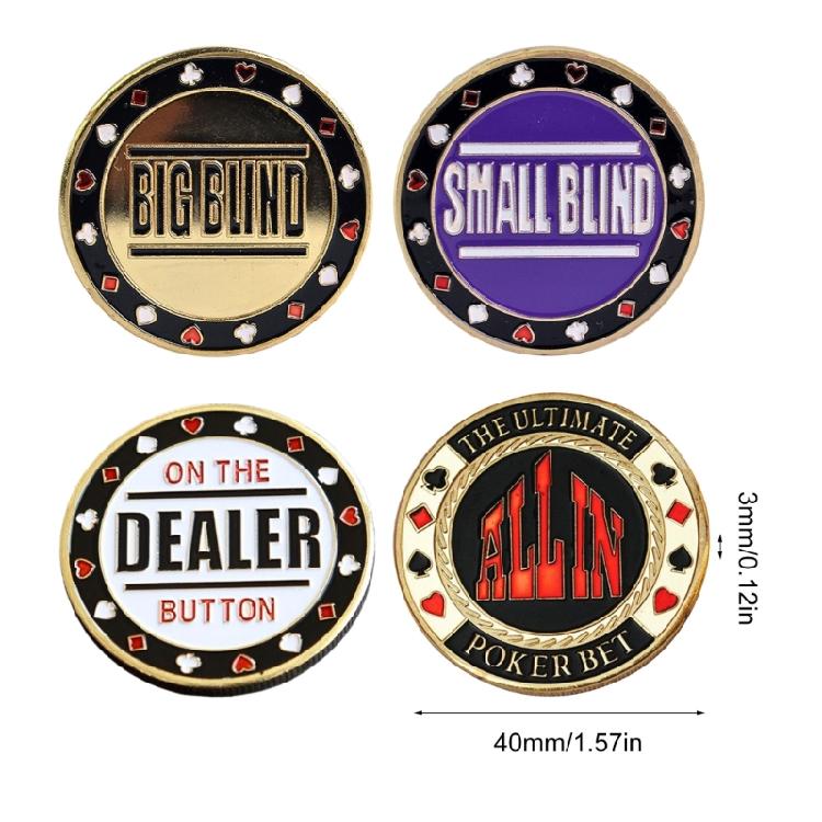 Dealers Button Poker Cards Guard Protector Poker Chip Coin Poker Supply