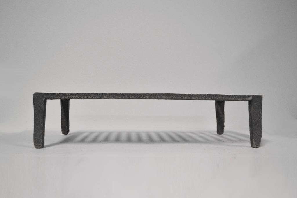 Ca145 - 39 X 23,5 Cm - Grătar din Fontă pe Picioare pentru Șemineu, Grătar