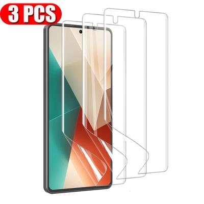 Pellicola proteggi schermo morbida idrogel da 3 pezzi per copertura totale per Redmi Note 13 Pro + 5G / Note 13 4G 5G / Note 13 Pro 4G 5G