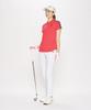 Le Coq Sportif Golf LG5SLP50L GY00 Cropped Gingham Check Golf Stylish Women's (Gray) Pants, Stretch, Breathable,