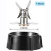 Replacement Part for Oster Blender 1Pcs Blade & 1Pcs Blender Jar Base & 2 Pcs Gasket Seals & 1Pcs Square Drive