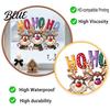 Holiday Window Stickers Christmas Static Cling Stickers Cartoon Reindeer HOHOHO Art Glass Decals Scene Settings Festive Decor for Home Windows