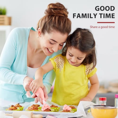 ChengFu 100 Disposable Small Piping Bags, 8-inch Mini Piping Bags for Cream Frosting, Icing Bags for Cake and Dessert Decoration