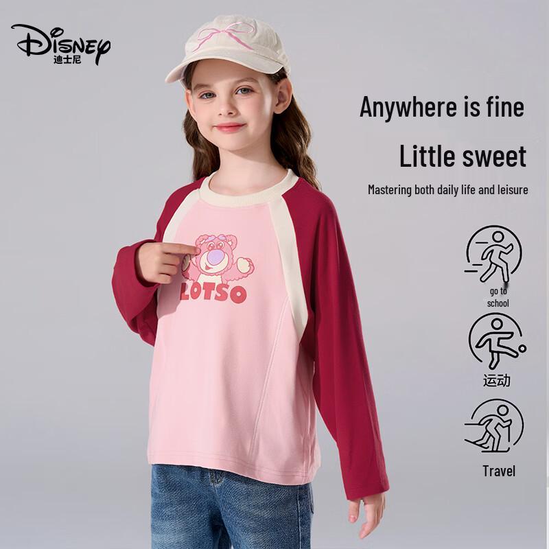 Disney Girls' Cartoon Long-Sleeve T-Shirt