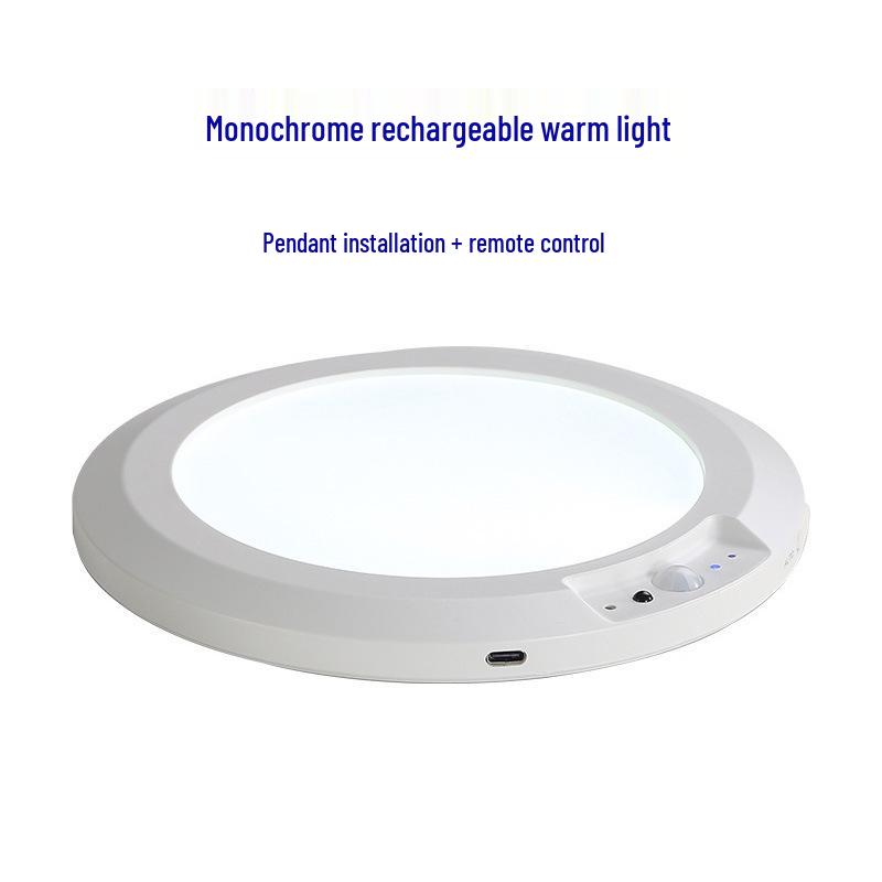 Rechargeable Motion Sensor Ceiling Light for Home Decor & Corridor Ambiance
