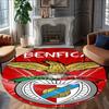 1pc Football Team (18) Print Round Carpet Chair Round Carpet Suitable for Bedroom Living Room Home Decorative Carpet