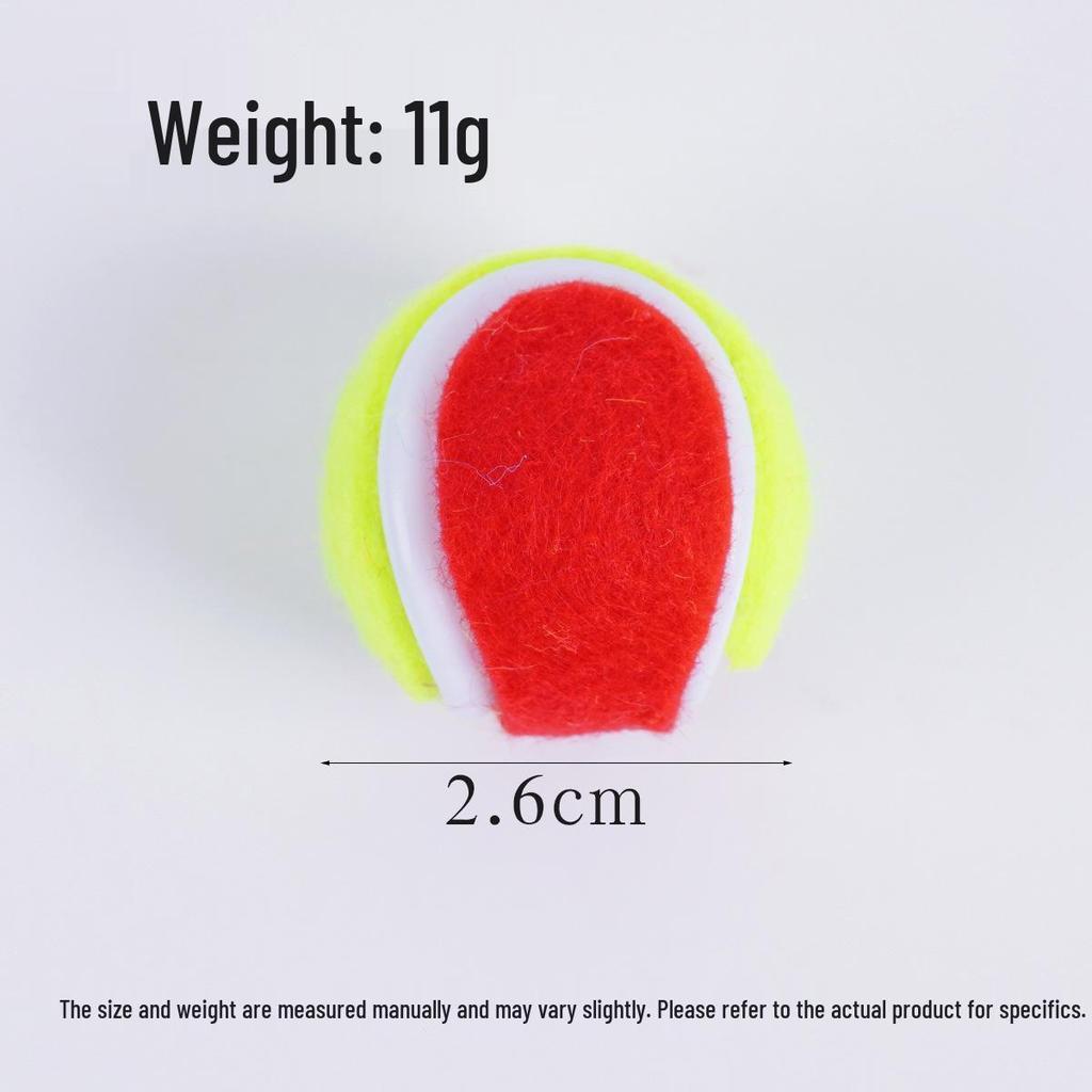 Mini Plush Tennis Ball Keychain - Creative DIY Sports Bag Pendant and Photography Prop