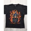 Men'S Biker Skull Flame Shirt Large Medium Skeleton Riding Motorcycle Tee Skeleton Rides Motorcycle T-Shirt Skeleton Motorcycle Rider UK