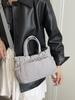 Nylon Tote Bag For Women With Zipper Closure And Mobile Pocket For Daily Use