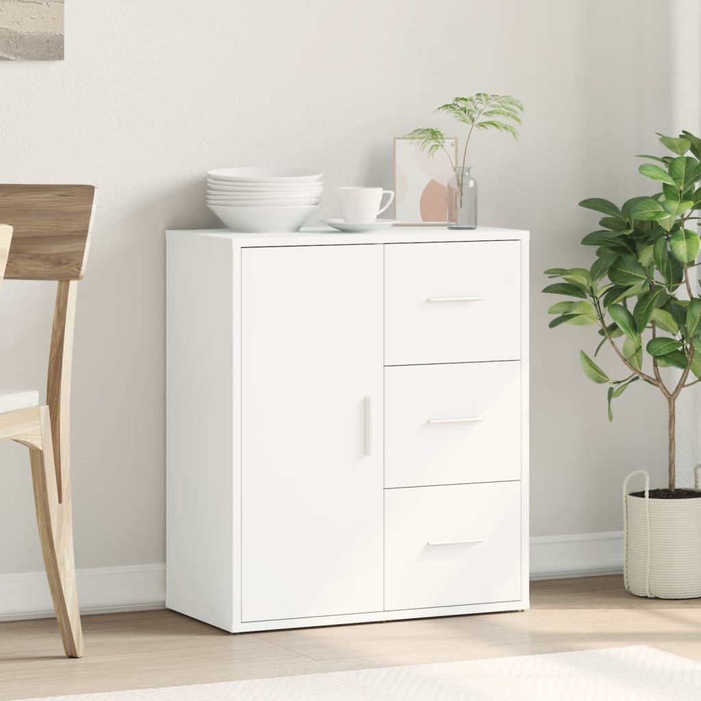 Vidaxl Cabinet, White, 60X31X70 Cm, Wood-Based Material