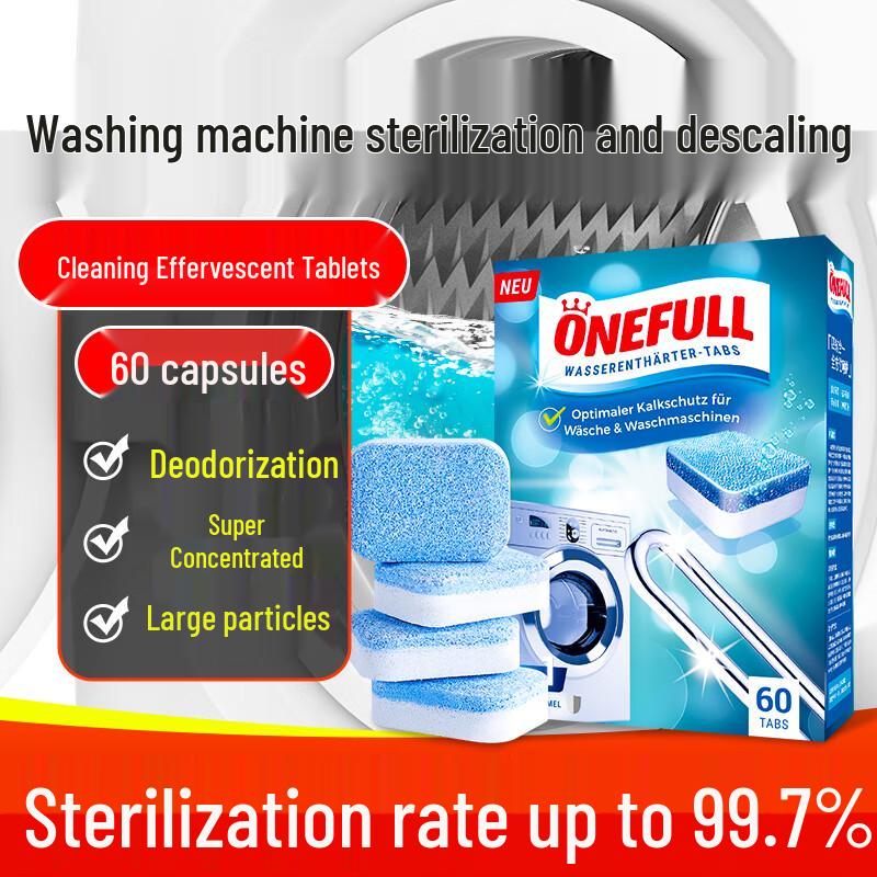 ONEFULL Washing Machine Deep Cleaner Tablets