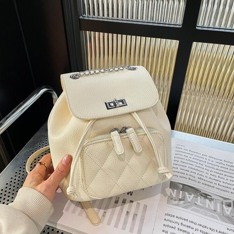 Premium texture casual backpack bag women's new fashion versatile travel mini backpack