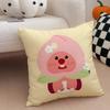 Custom Zanmang Loopy Throw Pillow Case Anti-Dustmite Pillowcase Invisible Zipper Silky Short Plush Sofa Cushion Cover