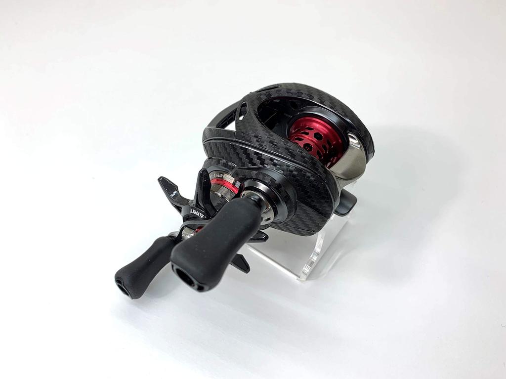 CUSTOM YOROI Custom Decal for Steez Air Baitcasting Scratch Protection SEAT.JP Reels, (Black, Left-Handed)