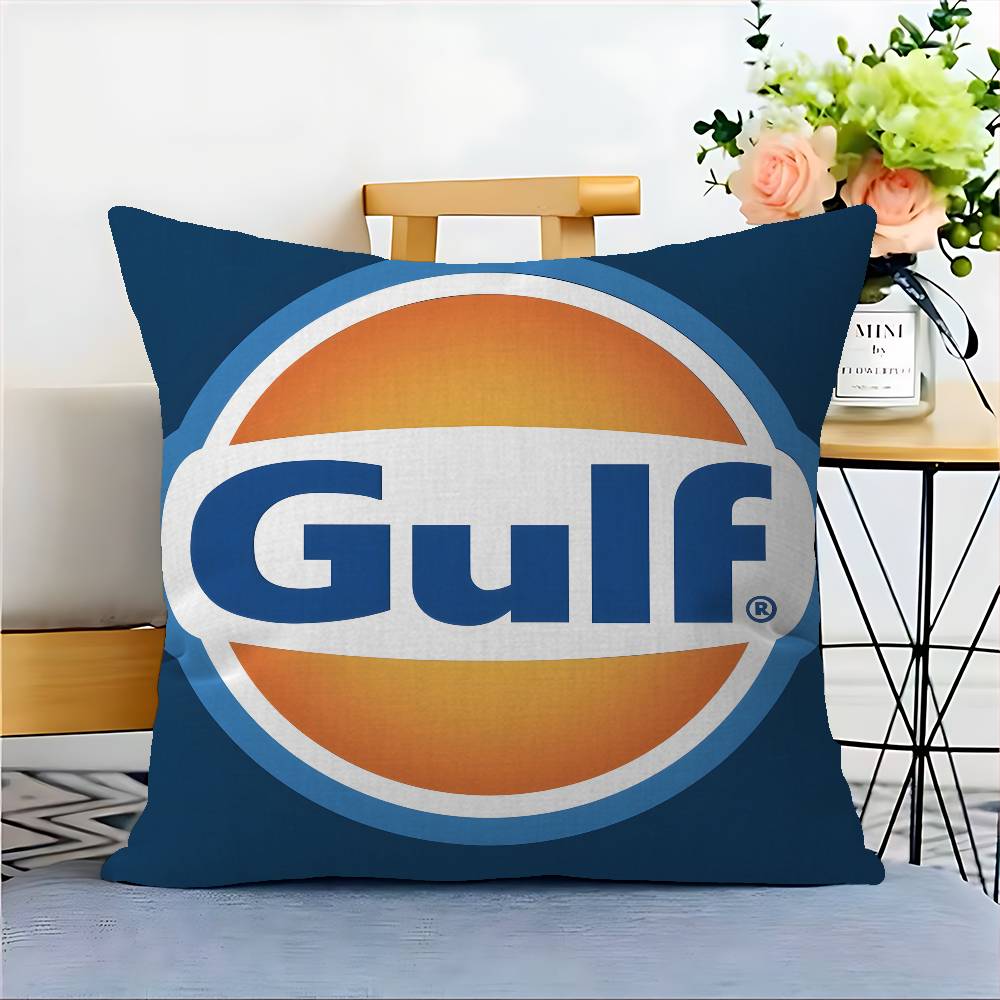 G-Gulf Racing-Luxury Pillow Cushion Cover Pillowcase Living Room Sofa Home Decor Customized
