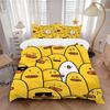 3pcs Duck Pattern Bedding Set, Breathable and Soft, Suitable for All Seasons, Ideal for Home Use, Suitable for Bedroom Decor Yy250821223