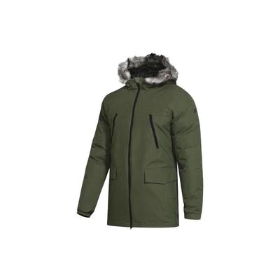 Warm Workwear Hooded Cotton Jacket Men Outerwear Basic-Green CF0881