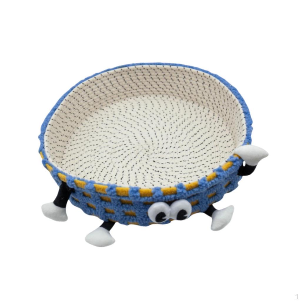 Braided Cat House, Sleeping Bed, Furniture Protector, Hand-Woven Scratching Post, Pet House for