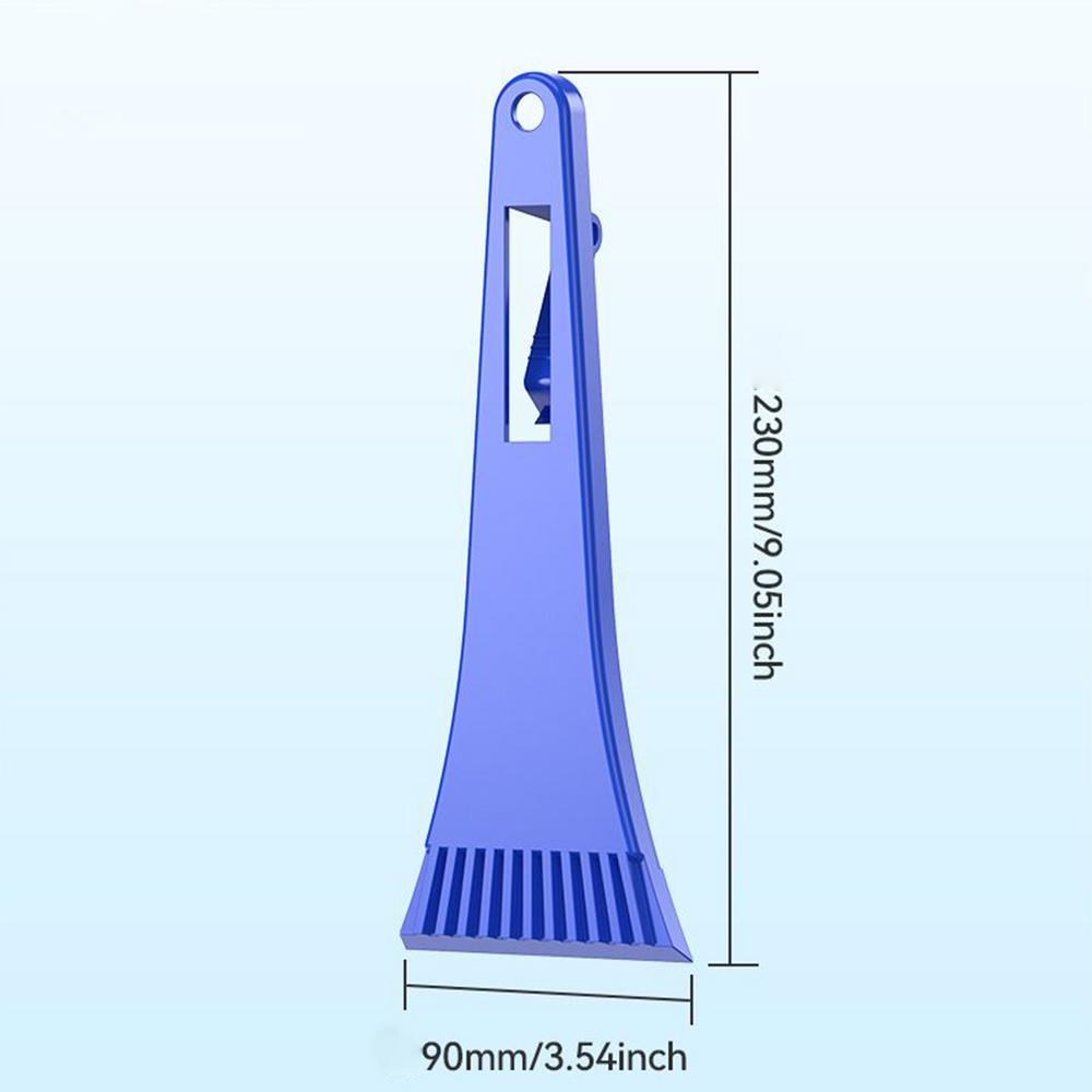 Car Scraper 9 Inch Ergonomic Grip Windshield Scraper Ice Cleaning Shovel For Freezer Window Winter Fridges Ice Machine