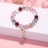 Korean Fashion Lavender Romantic Amethyst Bracelet Women Sparkling Pentagram Zircon Pendant Bracelet Bracelet Jewelry