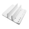 Multifunctional Adjustable Vertical Laptop Stand Dual-Slot Desk Organizer for Tablets Phones Space-Saving Holder for Home Office
