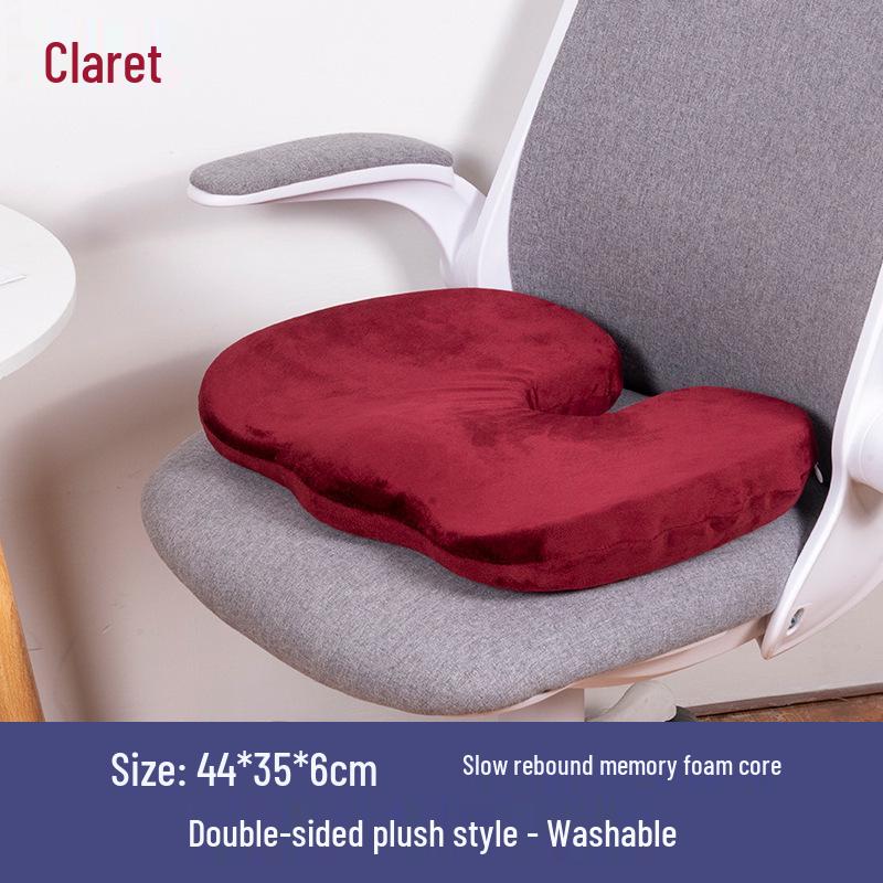 Thickened Memory Foam Seat Cushion for Long Sitting – Ideal for Students, Office Chairs, Dining Chairs, and Hip Protection.