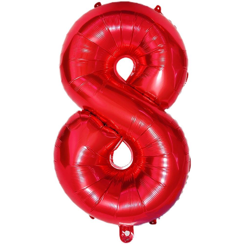 Multi Color Large Numbers 1 Balloon 32Inch 1 2 3 4 5 6 7 8 9 Birthday Ball Red Digit Bachelorette Balloons Figure Golob Balloons