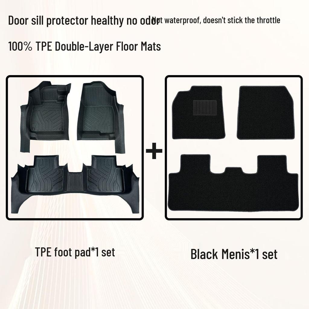 Eco-Friendly TPE Floor Mats & Door Sills for Skoda Superb, Octavia, Kodiaq, Karoq & XinDong