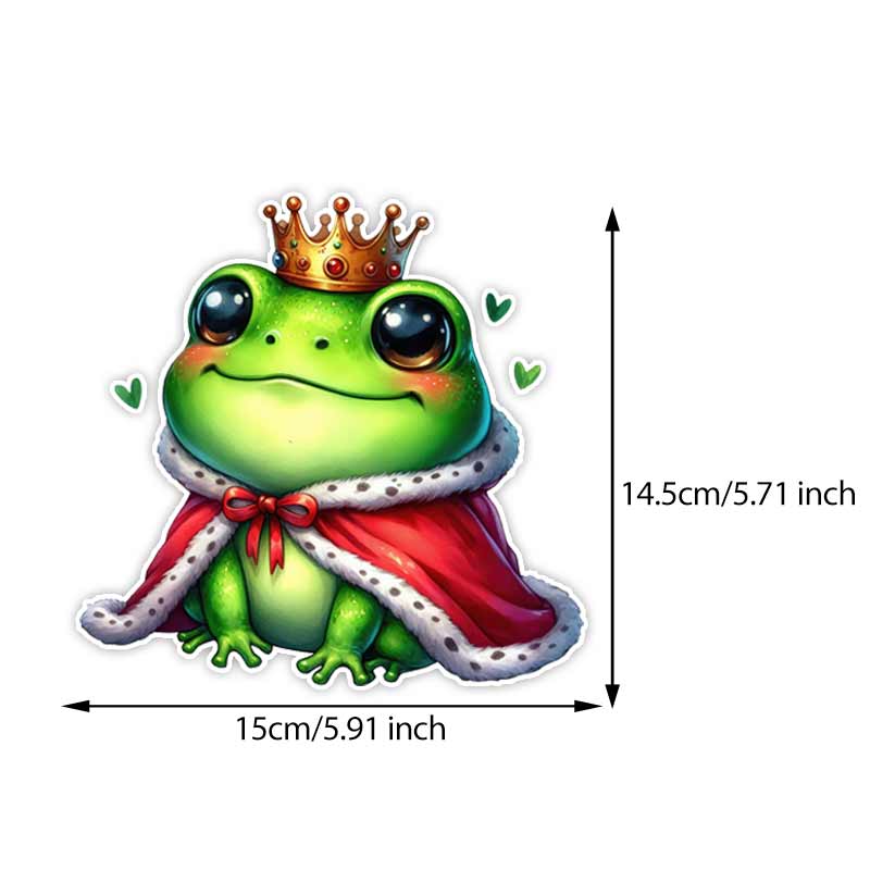 

Car Sticker Funny Frog Decal Vinyl Detachable Waterproof Outdoor Car Bumper Window Notebook Computer Decoration Auto Parts TM249 A-15cm Longest Side