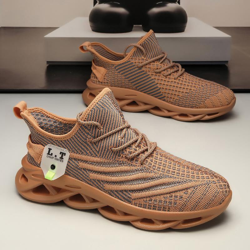 

Men s shoes 2024 summer new breathable non-slip running shoes versatile fashion sports mesh dad casual shoes trendy shoes 44