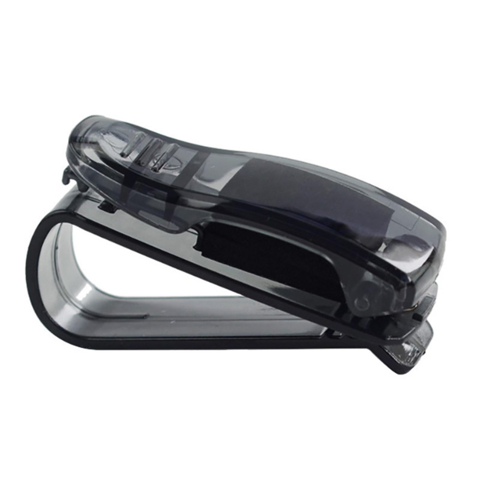 Car Glasses Holder, Car Glasses Clip, Car Card Holder, Car Glasses Clip, Car Glasses Holder, Sunglasses Clip One Size чёрный